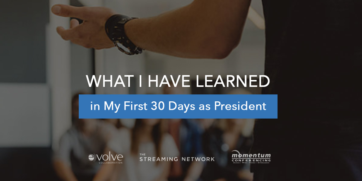 What I Have Learned in My First 30 Days as President